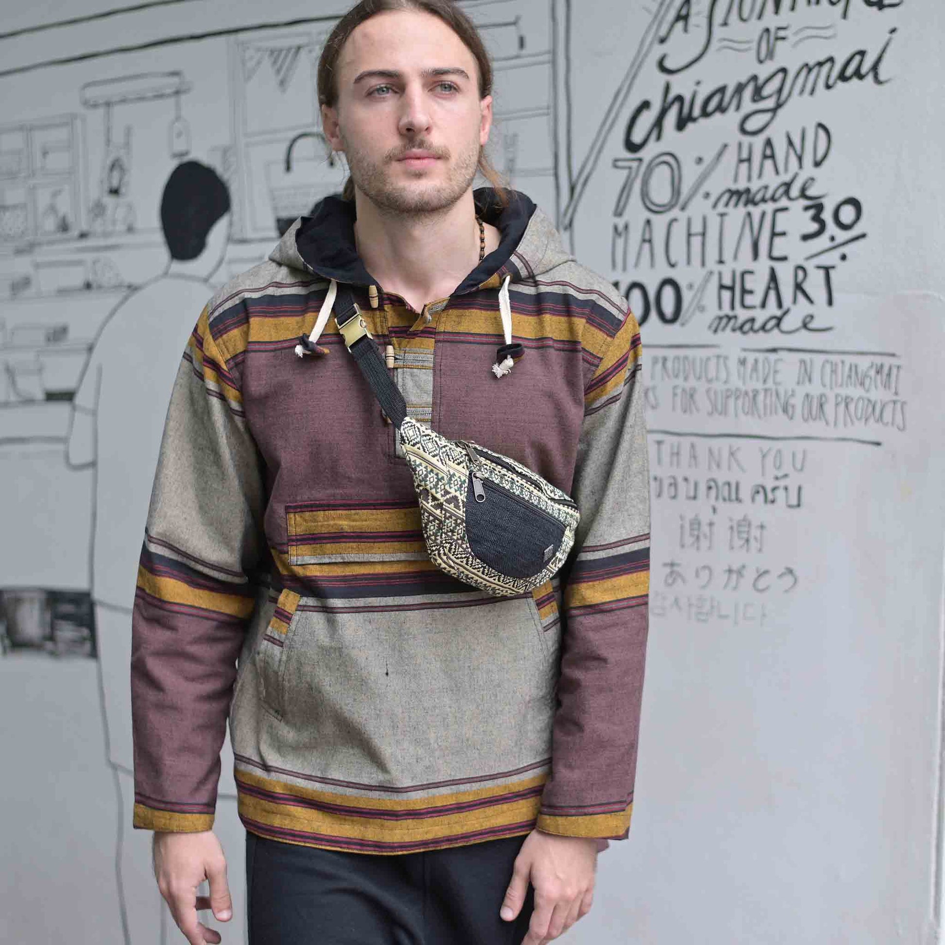 model-m Baja Hoodie Hemisphäre Braun
