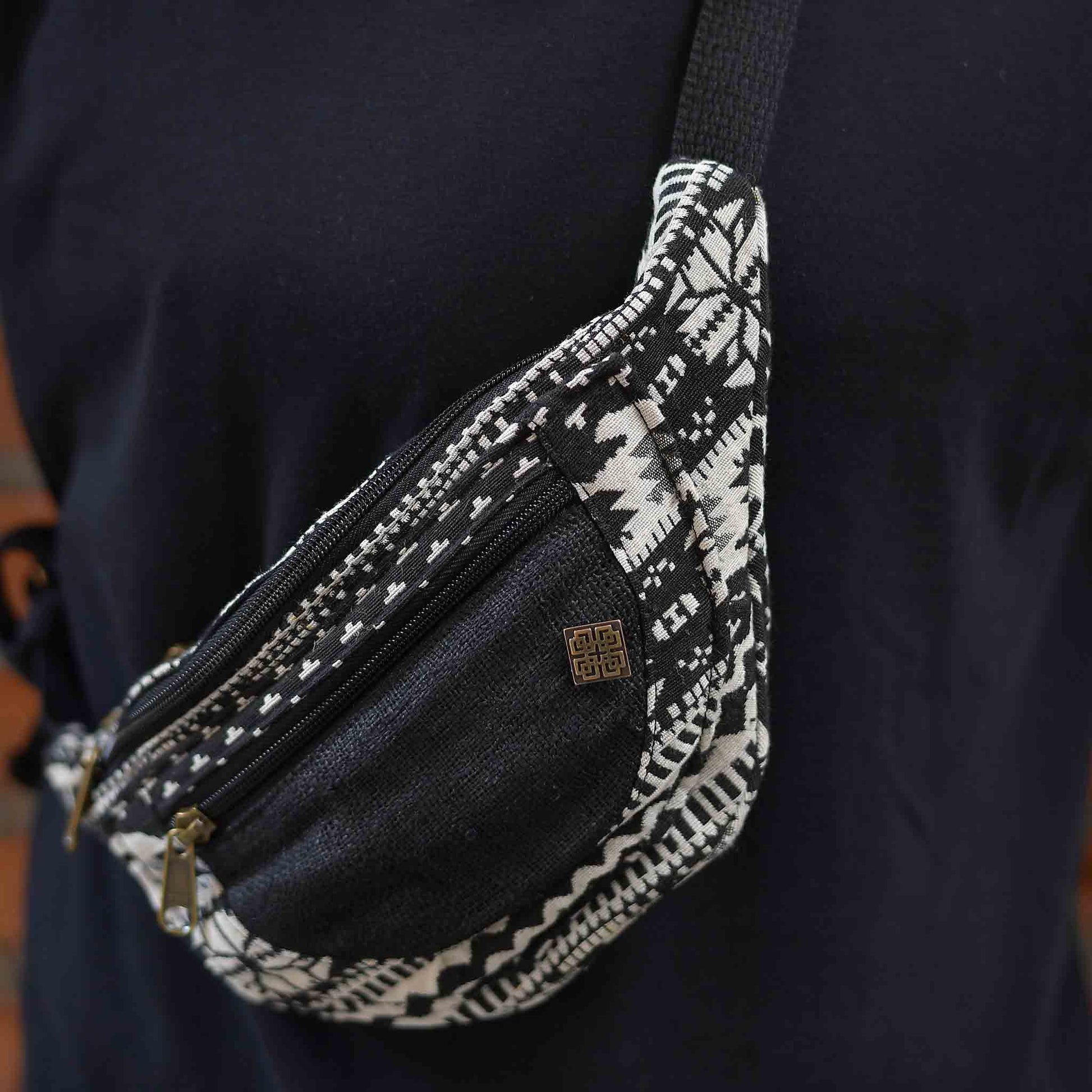 Festival Bauchtasche Pfadfinder Schwarz