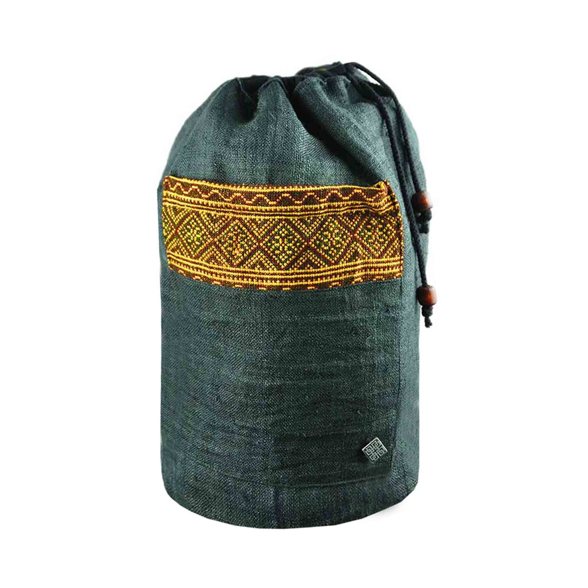 Hanf Rucksack Freiheit Schwarz