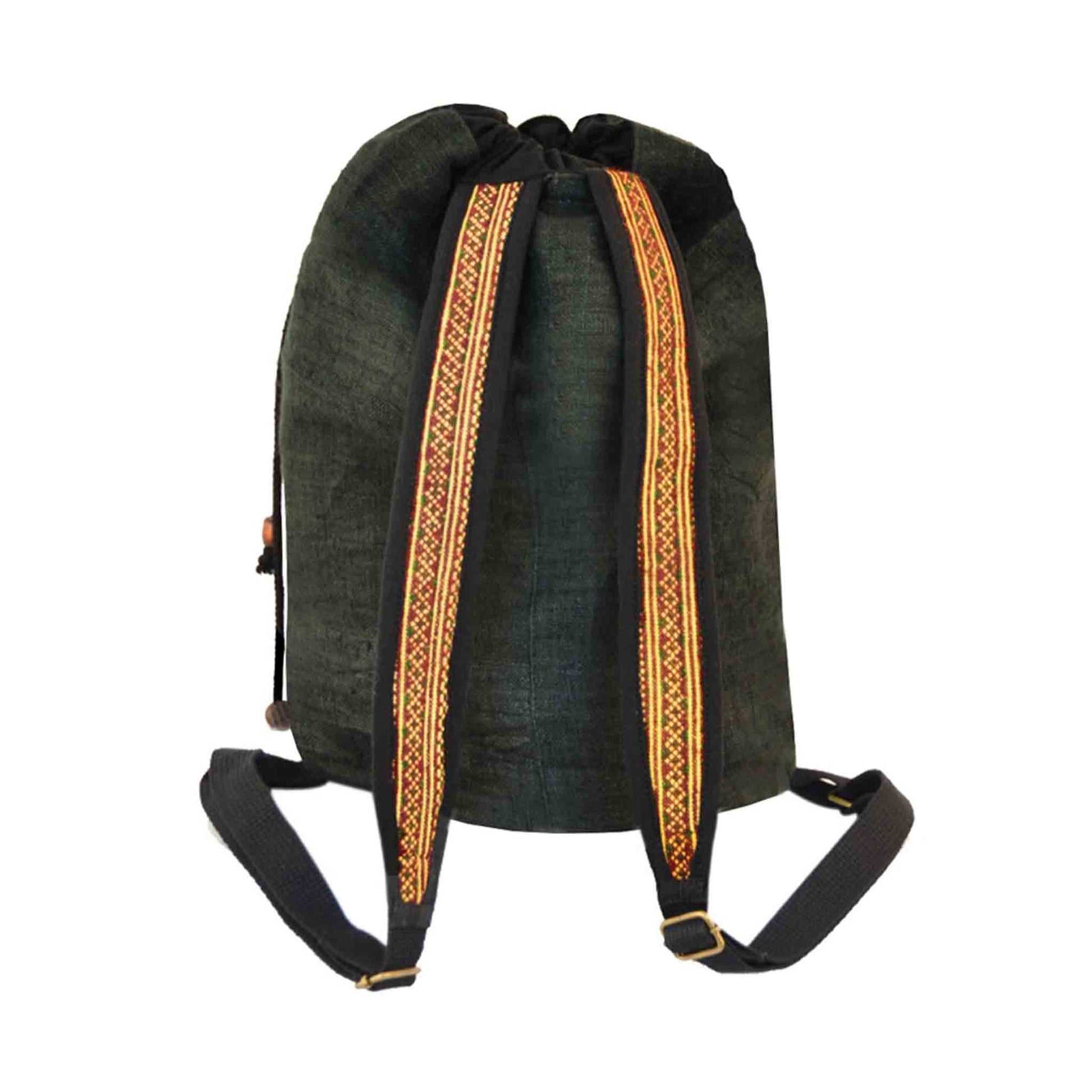 Hanf Rucksack Freiheit Schwarz