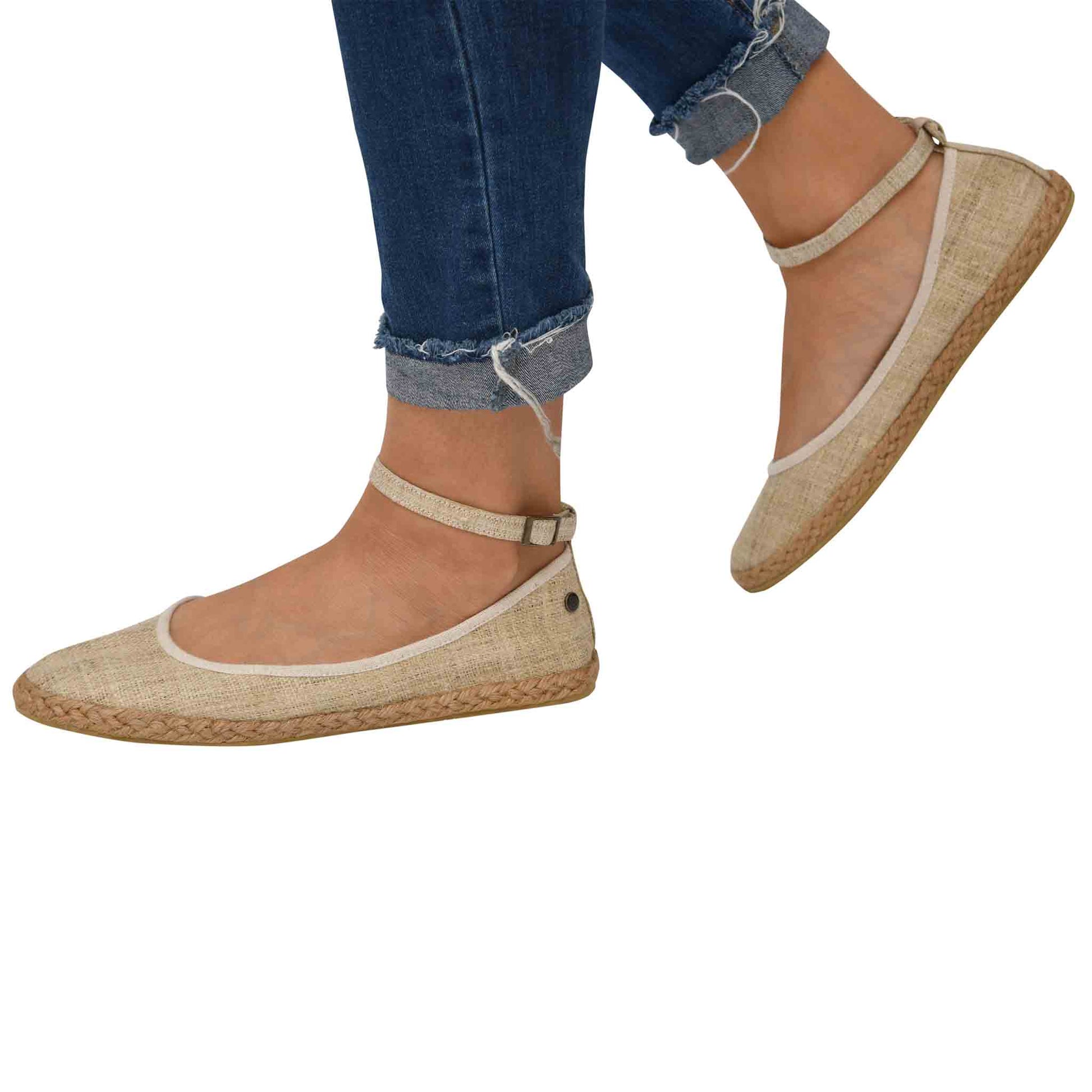 Hanfschuhe Flanieren Beige
