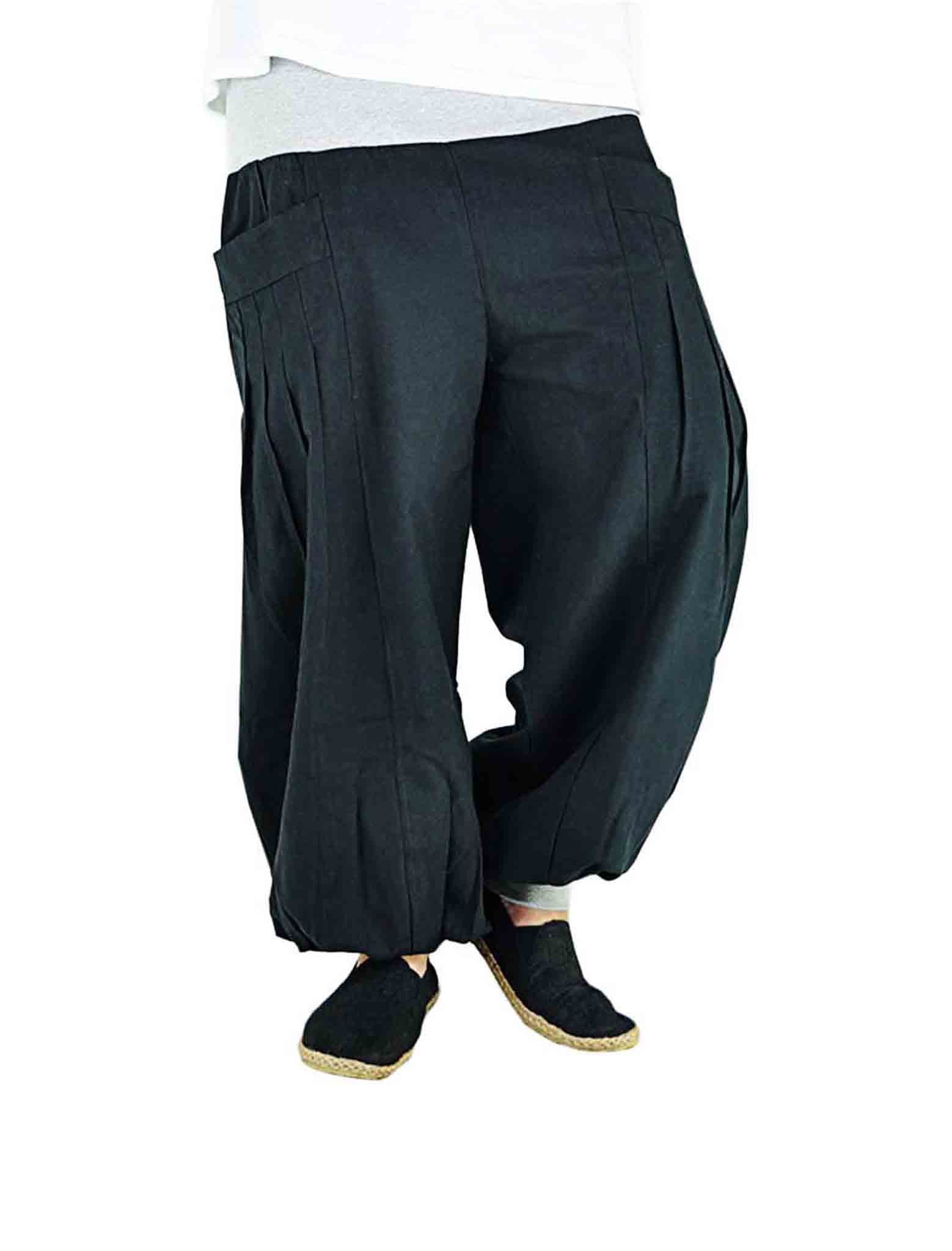 Yogahose und Haremshose Damen Yogazeit Schwarz