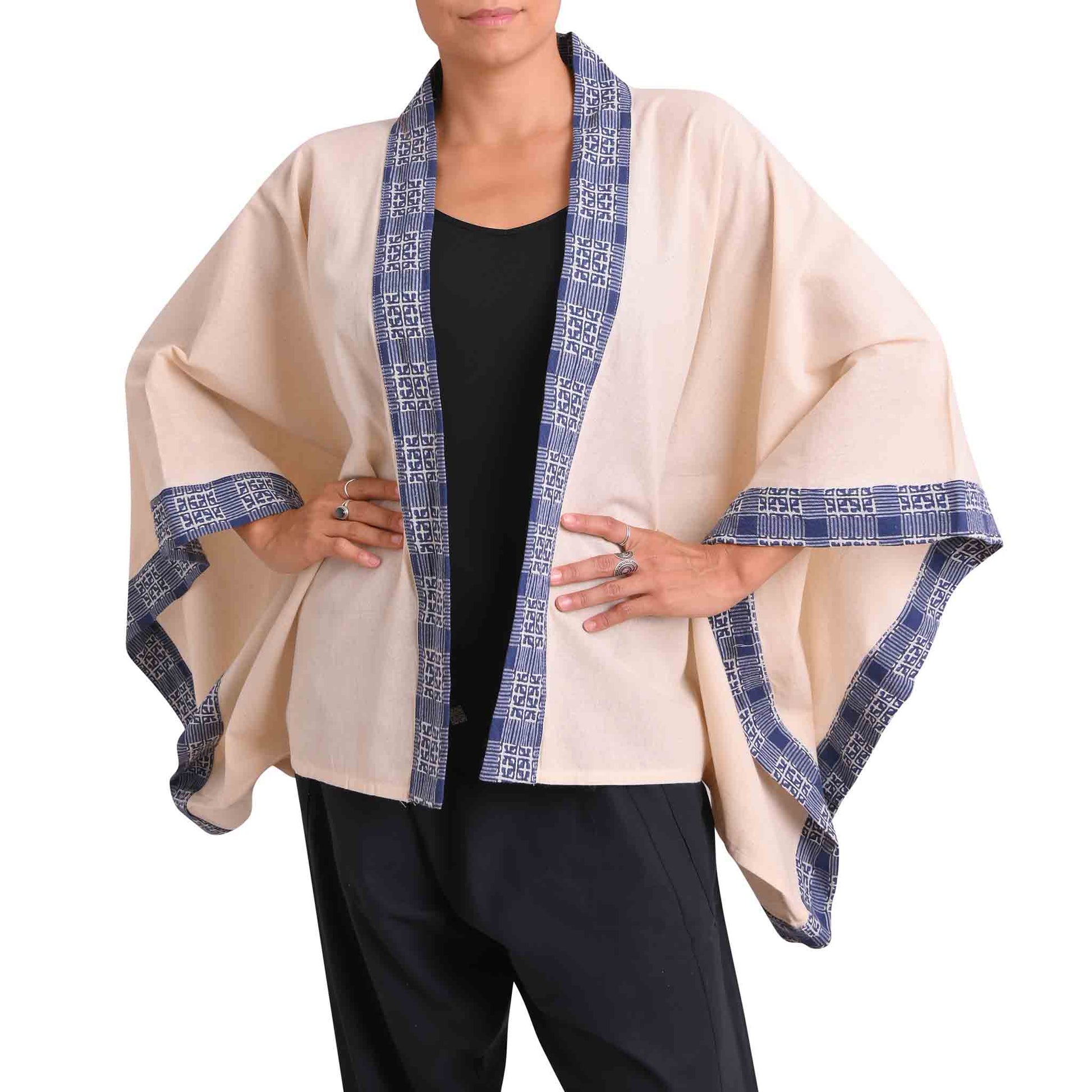 Boho Style Kimono Aline Beige